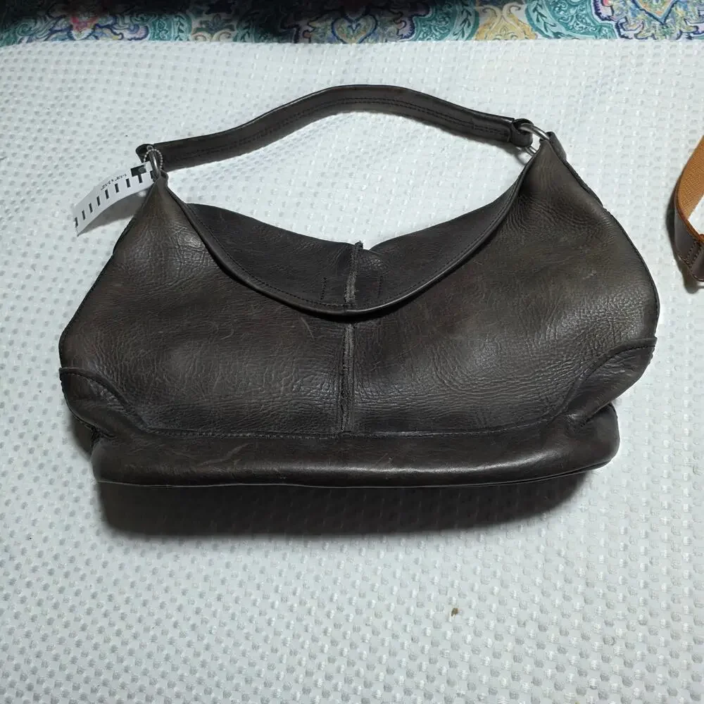 FRYE CARA LEATHER SHOULDER BAG HOBO BAG